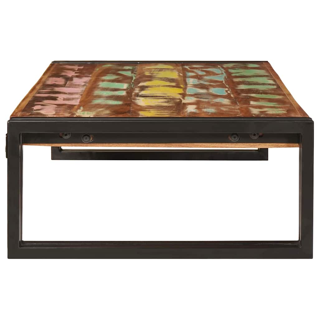 Badeværelseshylde 100 x 50 x 23 cm Massivt mangotræ og jern