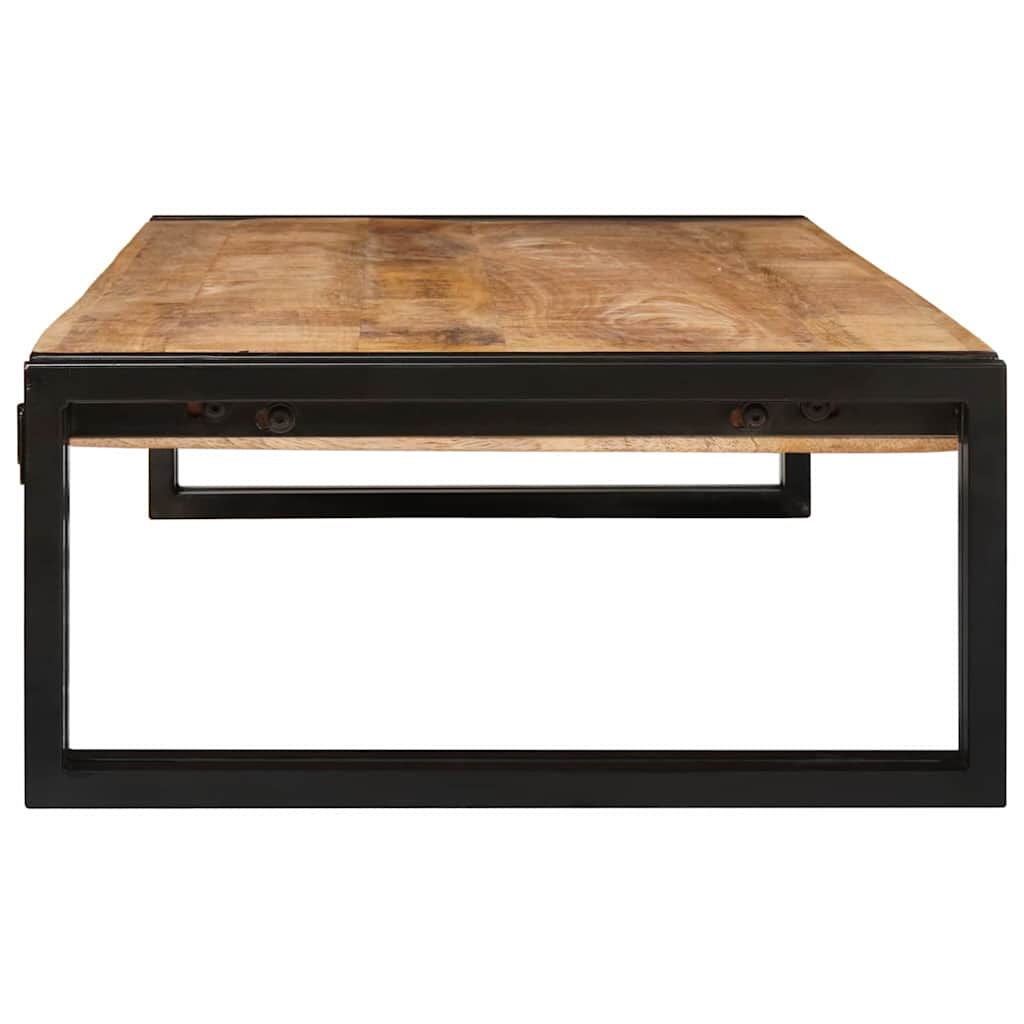 Badeværelseshylde 120 x 50 x 23 cm Massivt mangotræ og jern