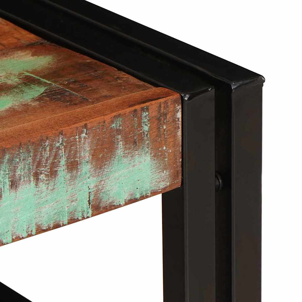 Badeværelseshylde 120 x 50 x 23 cm Massivt mangotræ og jern