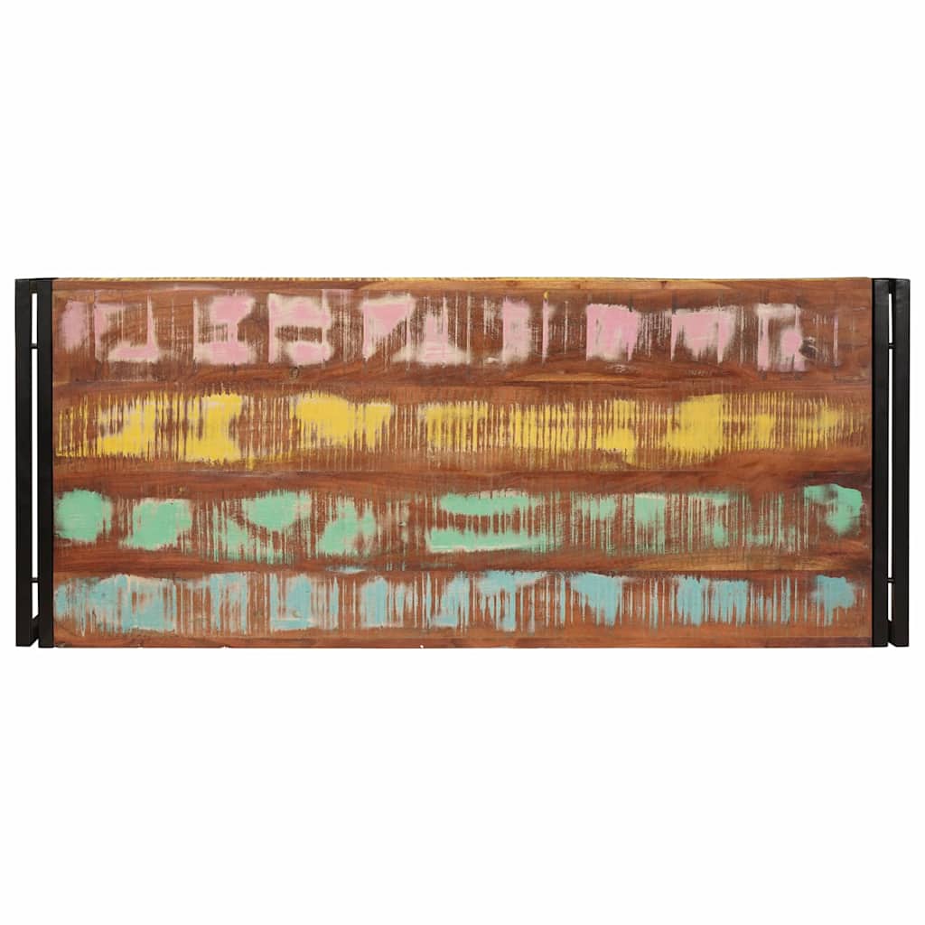 Badeværelseshylde 120 x 50 x 23 cm Massivt mangotræ og jern