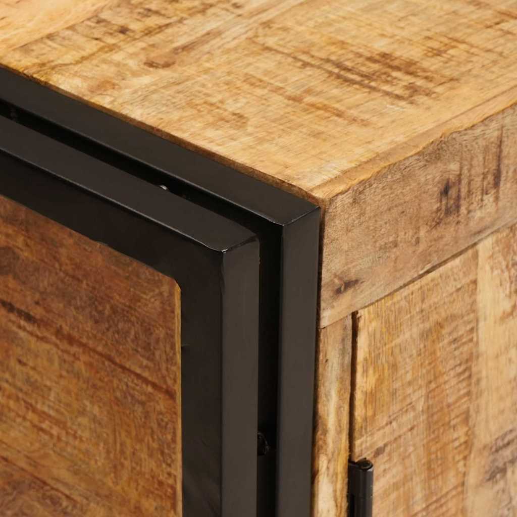 Badeværelsesvaskeskab 71 x 33 x 58 cm Massivt mangotræ og jern