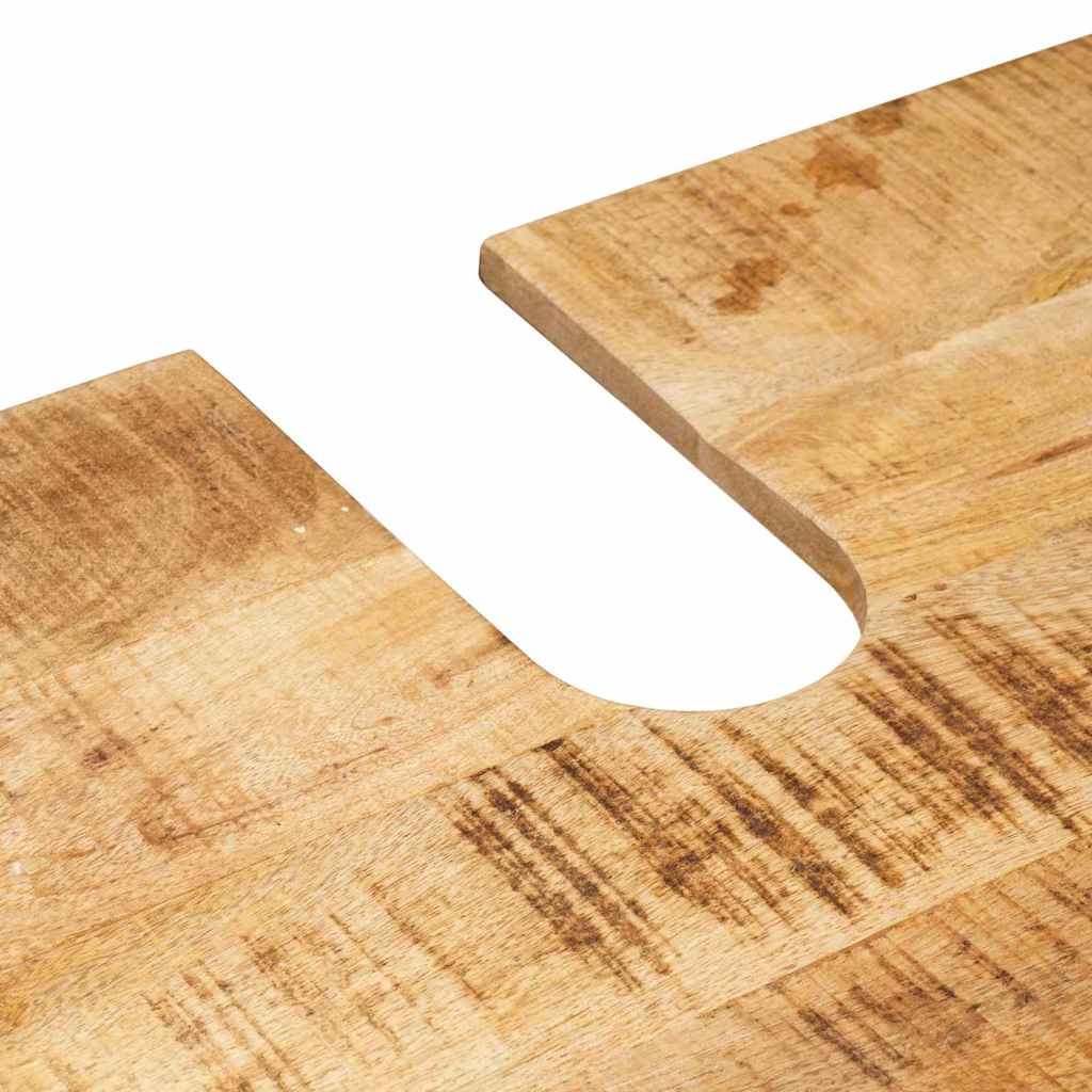 Badeværelsesvaskeskab 71 x 33 x 58 cm Massivt mangotræ og jern