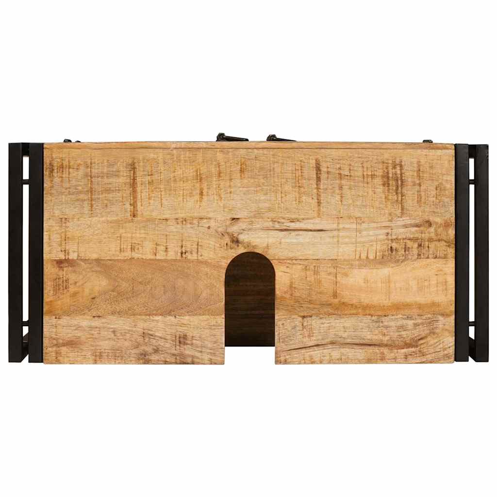 Badeværelsesvaskeskab 71 x 33 x 58 cm Massivt mangotræ og jern