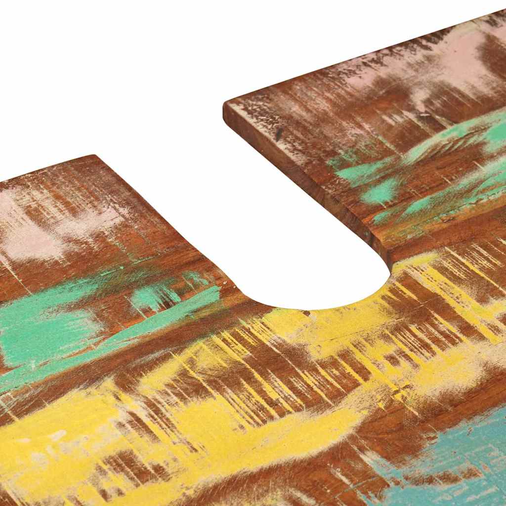 Badeværelsesvaskeskab 71 x 33 x 58 cm Solid genbrugstræ og jern