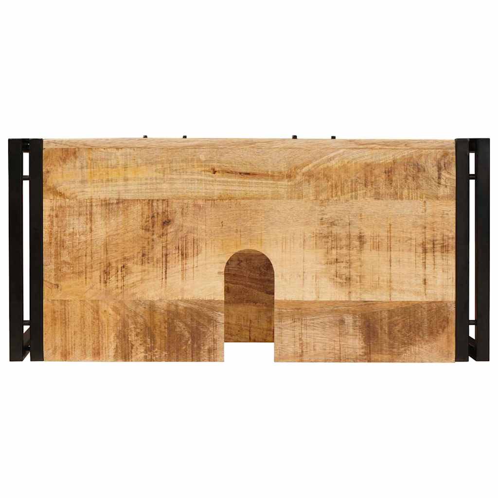 Badeværelsesvaskeskab 71 x 33 x 58 cm Massivt mangotræ og jern