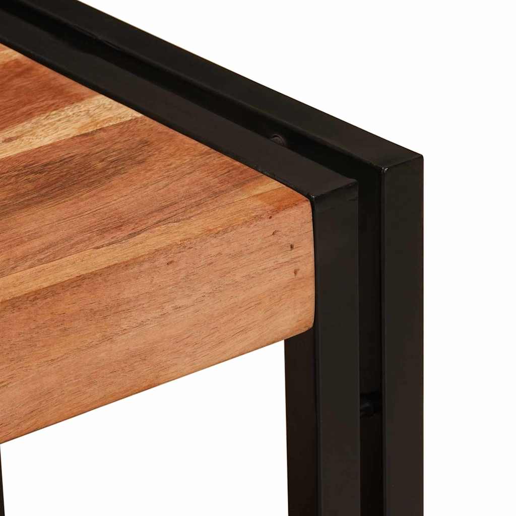 Badeværelsesvaskeskab 71 x 33 x 58 cm Massivt akacietræ og jern