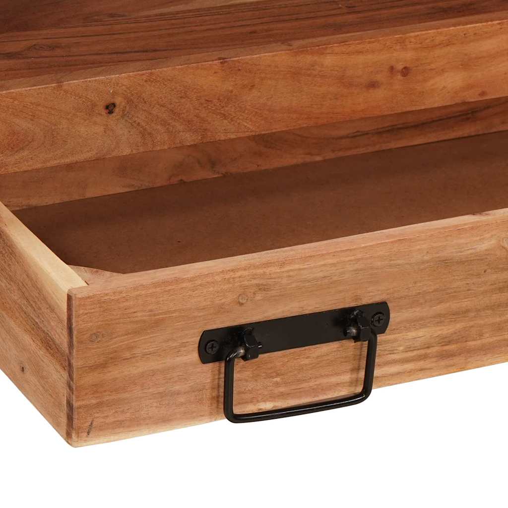 Badeværelsesvaskeskab 71 x 33 x 58 cm Massivt akacietræ og jern