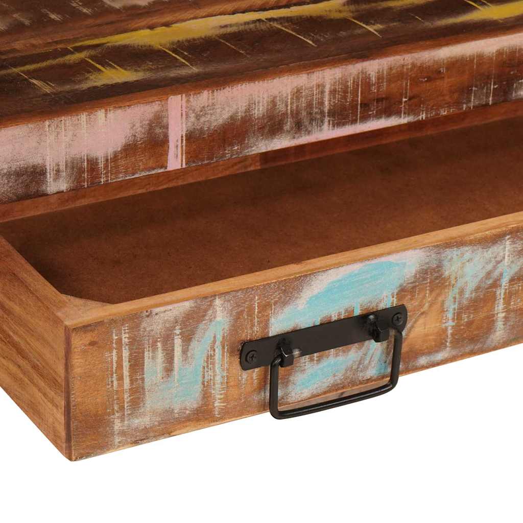 Badeværelsesvaskeskab 71 x 33 x 58 cm Solid genbrugstræ og jern