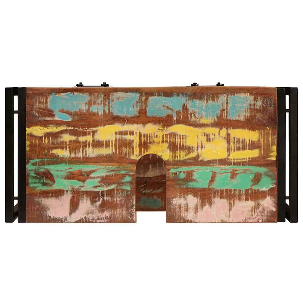 Badeværelsesvaskeskab 71 x 33 x 58 cm Solid genbrugstræ og jern