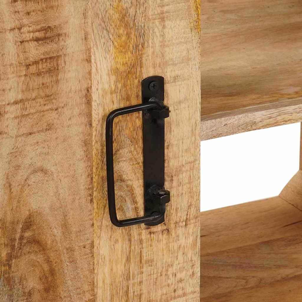 Badeværelsesvaskeskab 71 x 33 x 58 cm Massivt mangotræ og jern