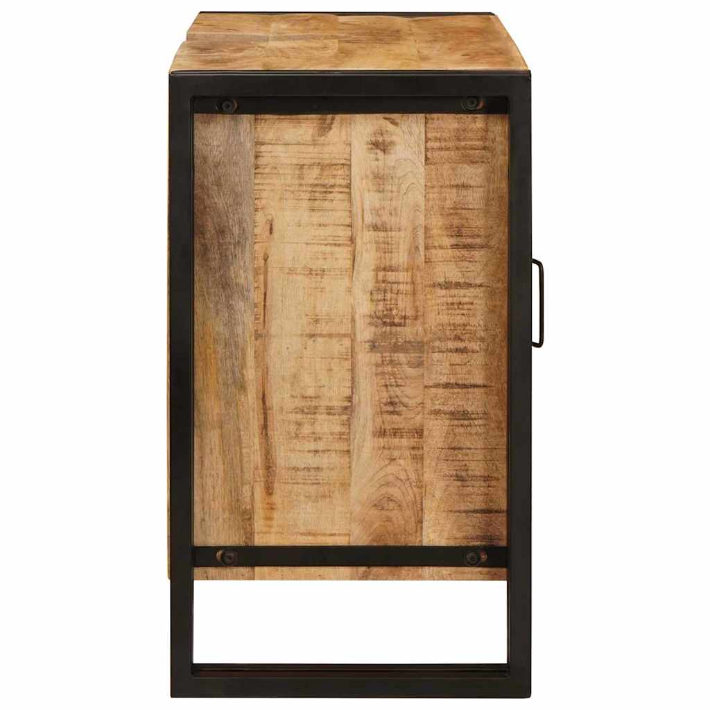 Vaskeskab med hylde Brun 71 x 33 x 58 cm Massivt mangotræ