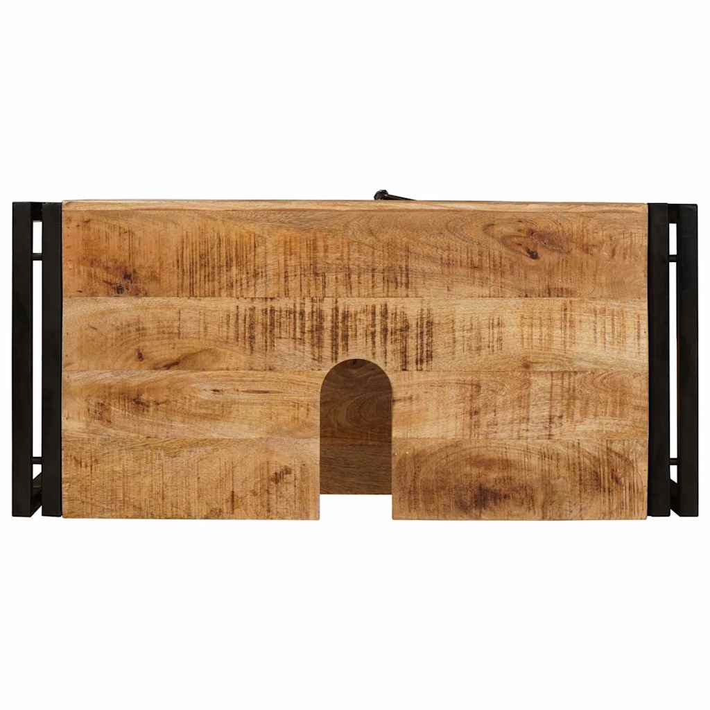 Vaskeskab med hylde Brun 71 x 33 x 58 cm Massivt mangotræ