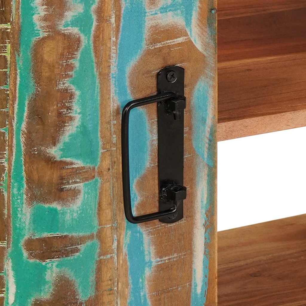 Badeværelsesvaskeskab 71 x 33 x 58 cm Solid genbrugstræ og jern