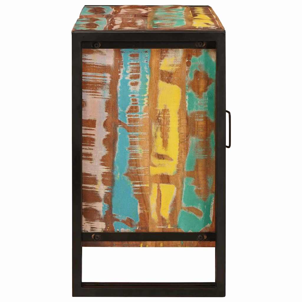 Badeværelsesvaskeskab 71 x 33 x 58 cm Solid genbrugstræ og jern