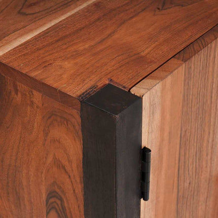 Sideboard 3 stk. Brun 55 x 30 x 75 cm Massivt Akacietræ