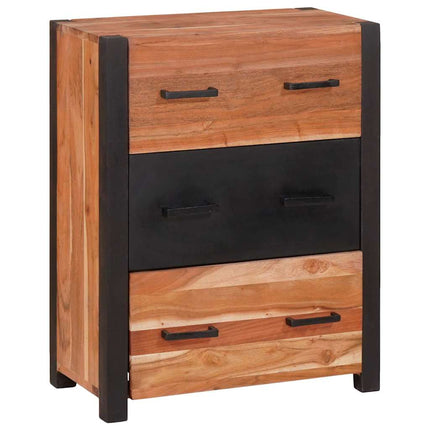 Sideboard 3 stk. Brun 165 x 30 x 75 cm Massivt Akacietræ