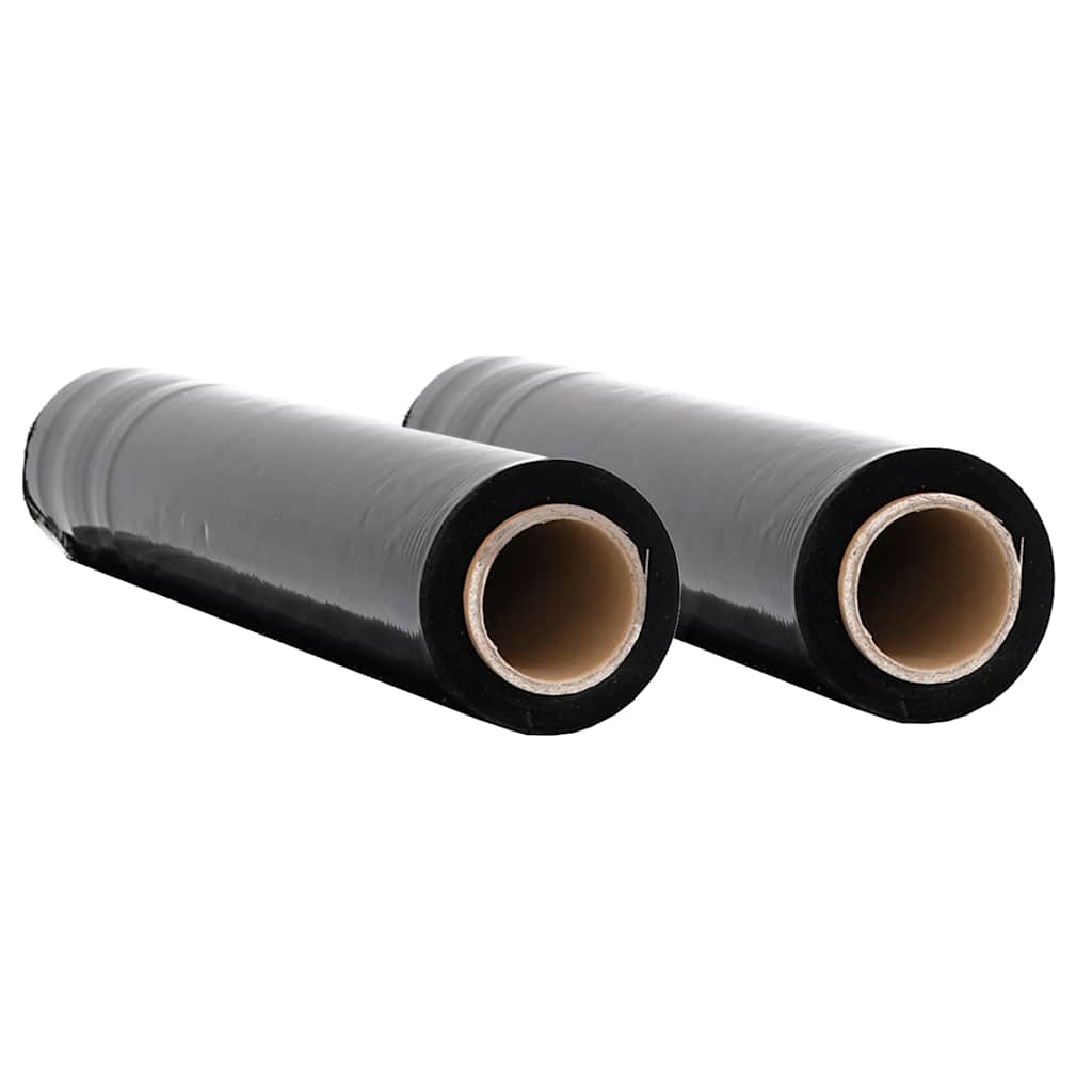 Strækfilm 2 pcs sort 20 μm 50 cm x 300 m
