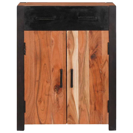 Sideboard med skuffe Brun 55 x 30 x 75 cm Massivt Akacietræ