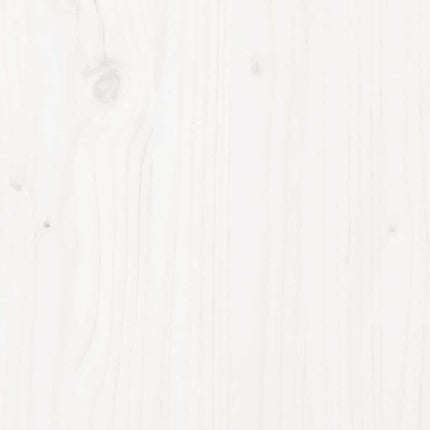 sengeramme uden madras 140x200 cm massivt fyrretræ hvid