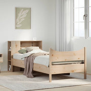 sengeramme uden madras 90x200 cm massivt fyrretræ