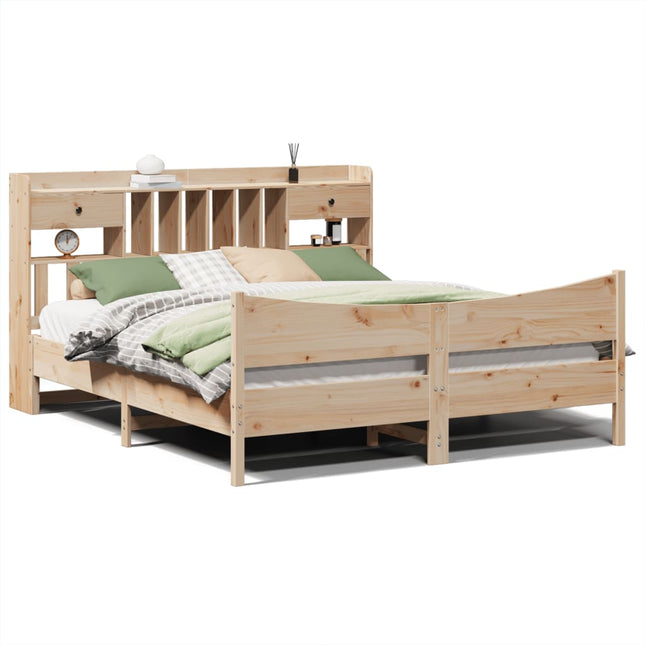 sengeramme uden madras 180x200 cm massivt fyrretræ