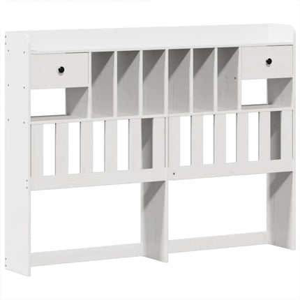 sengeramme uden madras 160x200 cm massivt fyrretræ hvid