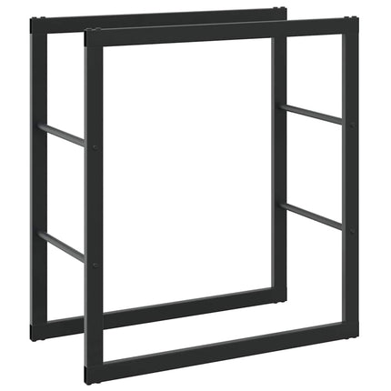 brændestativ 55x30x61 cm stål sort