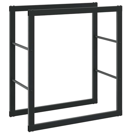 brændestativ 55x30x61 cm stål sort