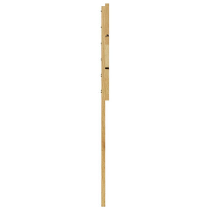 sengegavl 120 cm massivt træ eg