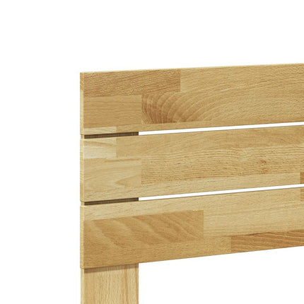 sengegavl 120 cm massivt træ eg
