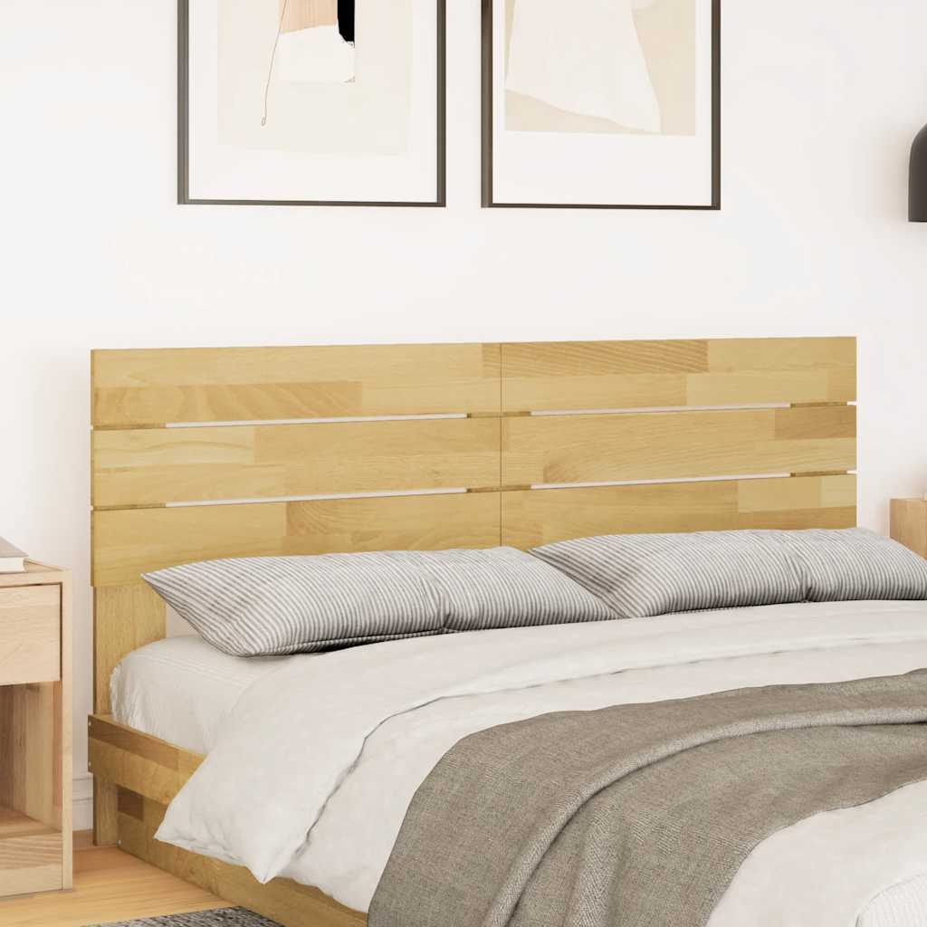sengegavl 150 cm massivt træ eg