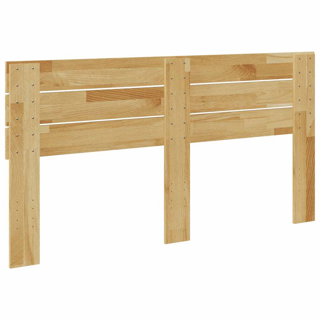 sengegavl 160 cm massivt træ eg