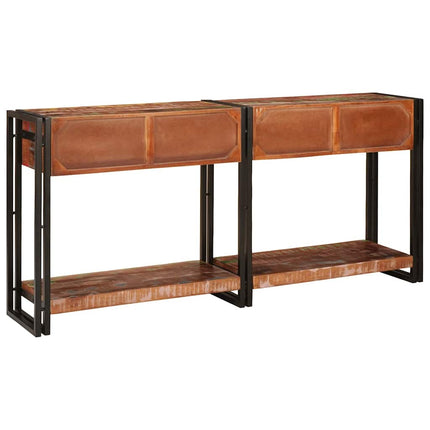 Konsolborde 2 stk. Flerfarvet 161 x 33 x 75 cm