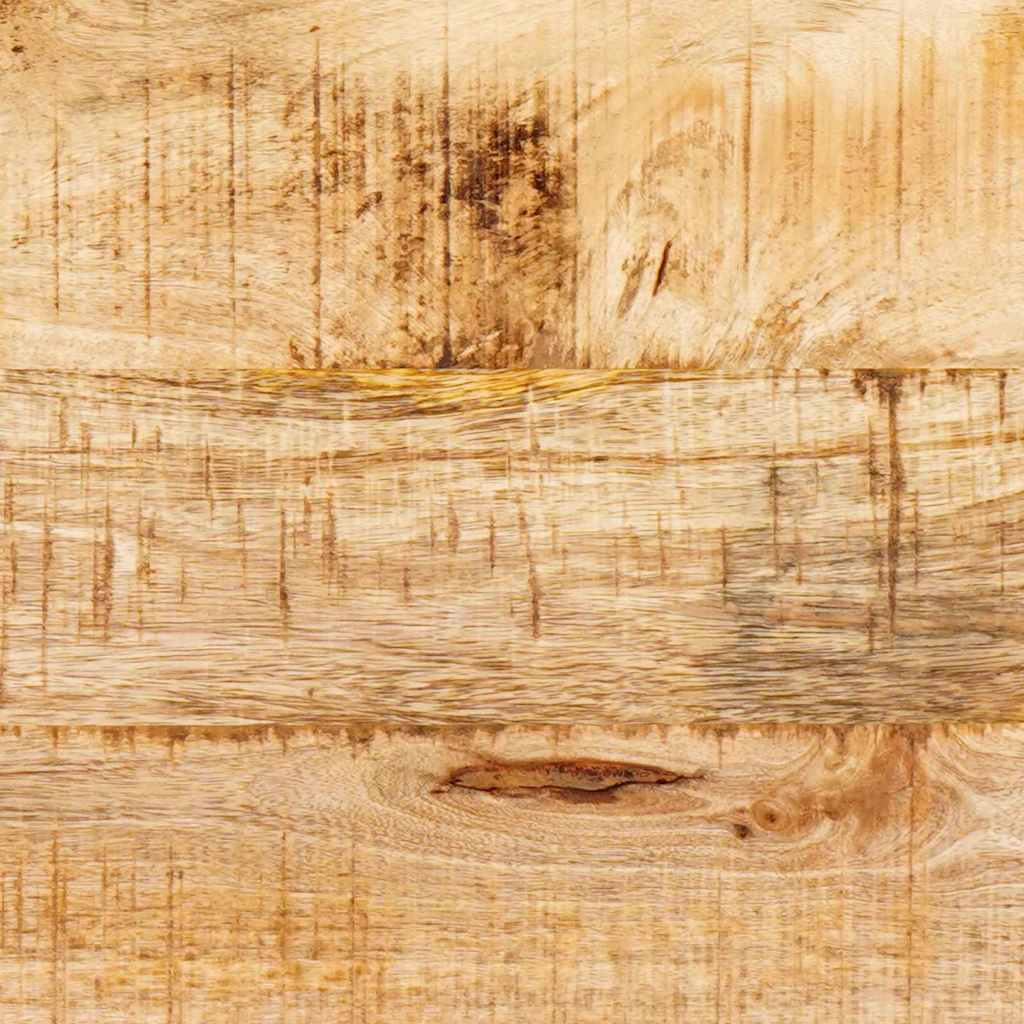 Konsolbord 2 pcs Brun 200 x 33 x 75 cm Massivt ru mangotræ