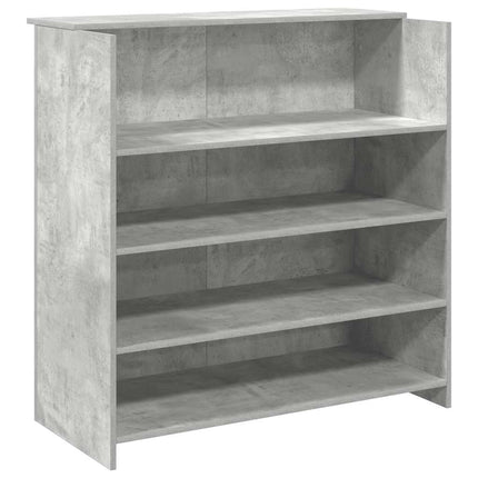 receptionsskranke 100x50x103,5 cm konstrueret træ beton grå