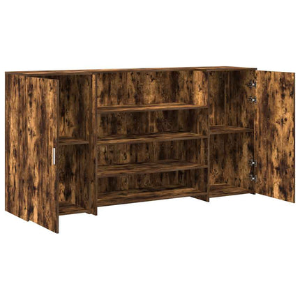 receptionsskranke 200x50x103,5 cm røget egetræsfarve