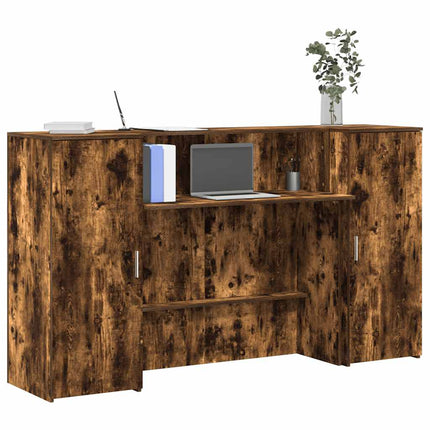 receptionsskranke 180x50x103,5 cm konstrueret træ