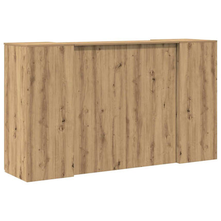 receptionsskranke 180x50x103,5 cm konstrueret træ kunsteg