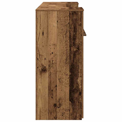 receptionsskranke 200x50x103,5 cm konstrueret træ antikt træ