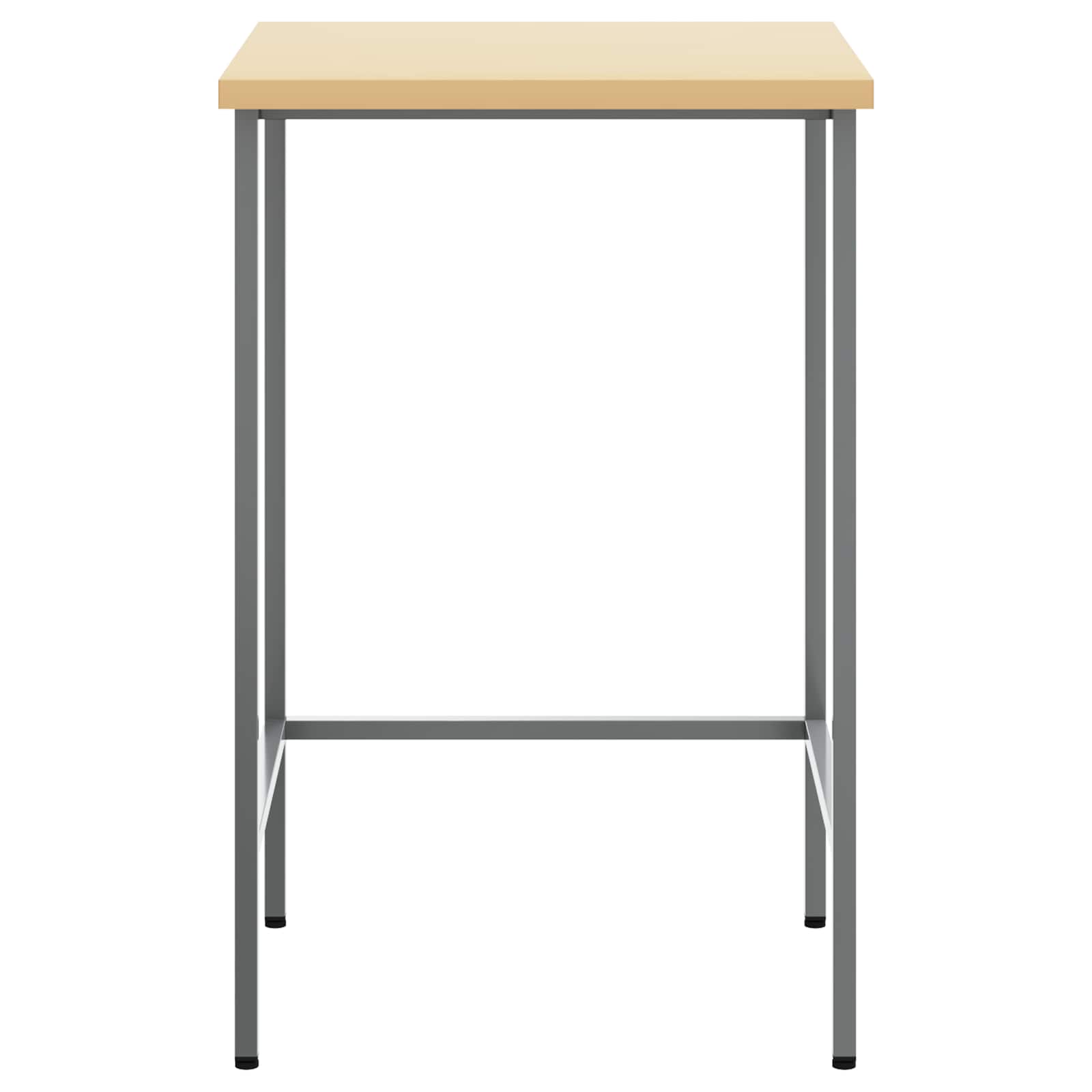 Hjørnebord Grå 55 x 55 x 85 cm Stål og ingeniørt træ