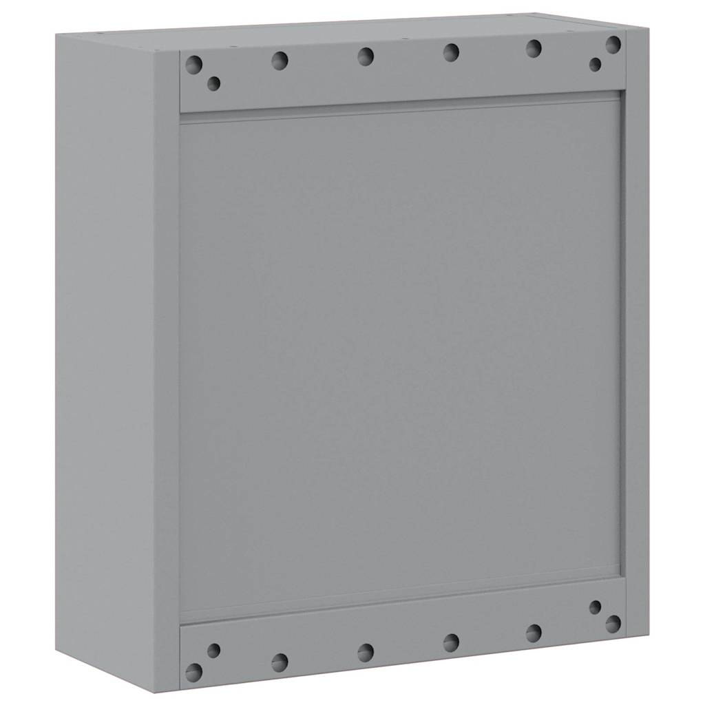 Værktøjsskab Rød og Grå 50 x 20 x 55 cm Ingeniørtræ og stål