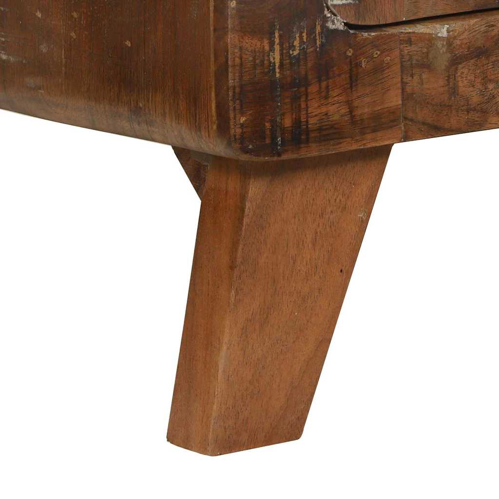 Sofabord Flerfarvet 80 x 54 x 45 cm Massivt genanvendt træ