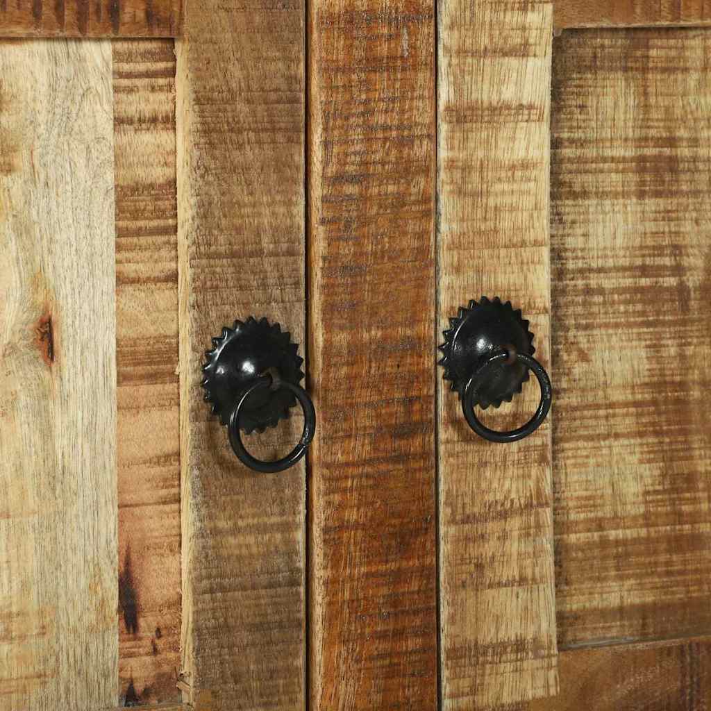 Sofabord Brun 80 x 54 x 45 cm Massivt ru mangotræ