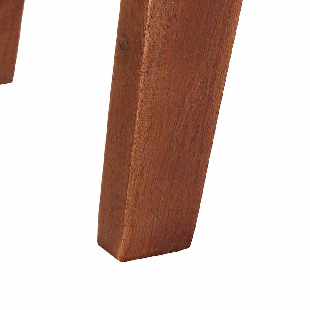 Endebord med hylde Brun 40 x 32 x 46 cm Solid genbrugs træ