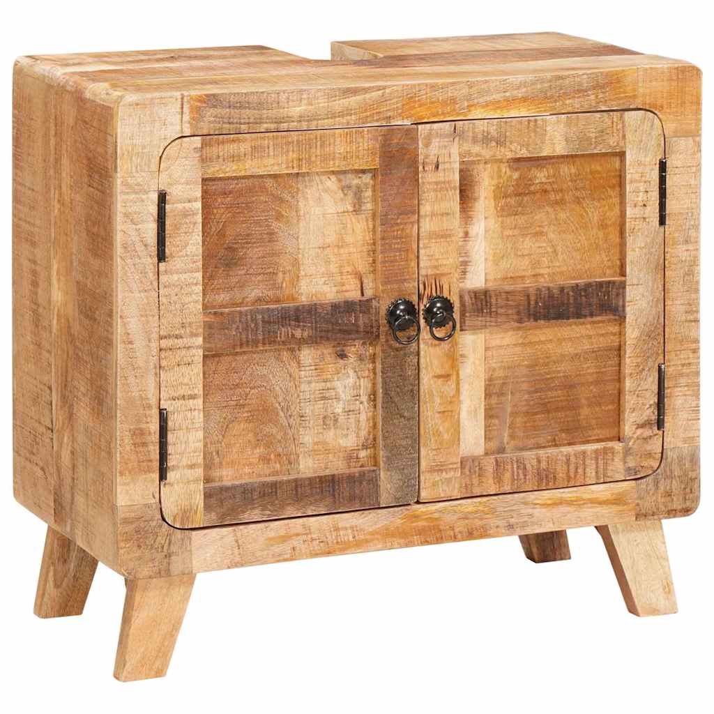 Badeværelsesskab Brun Massiv mangotræ og konstrueret træ