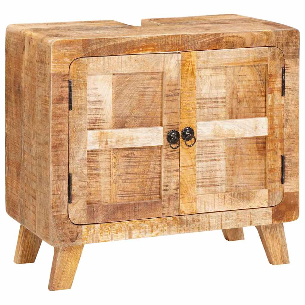 Badeværelsesskab Brun Massiv mangotræ og konstrueret træ