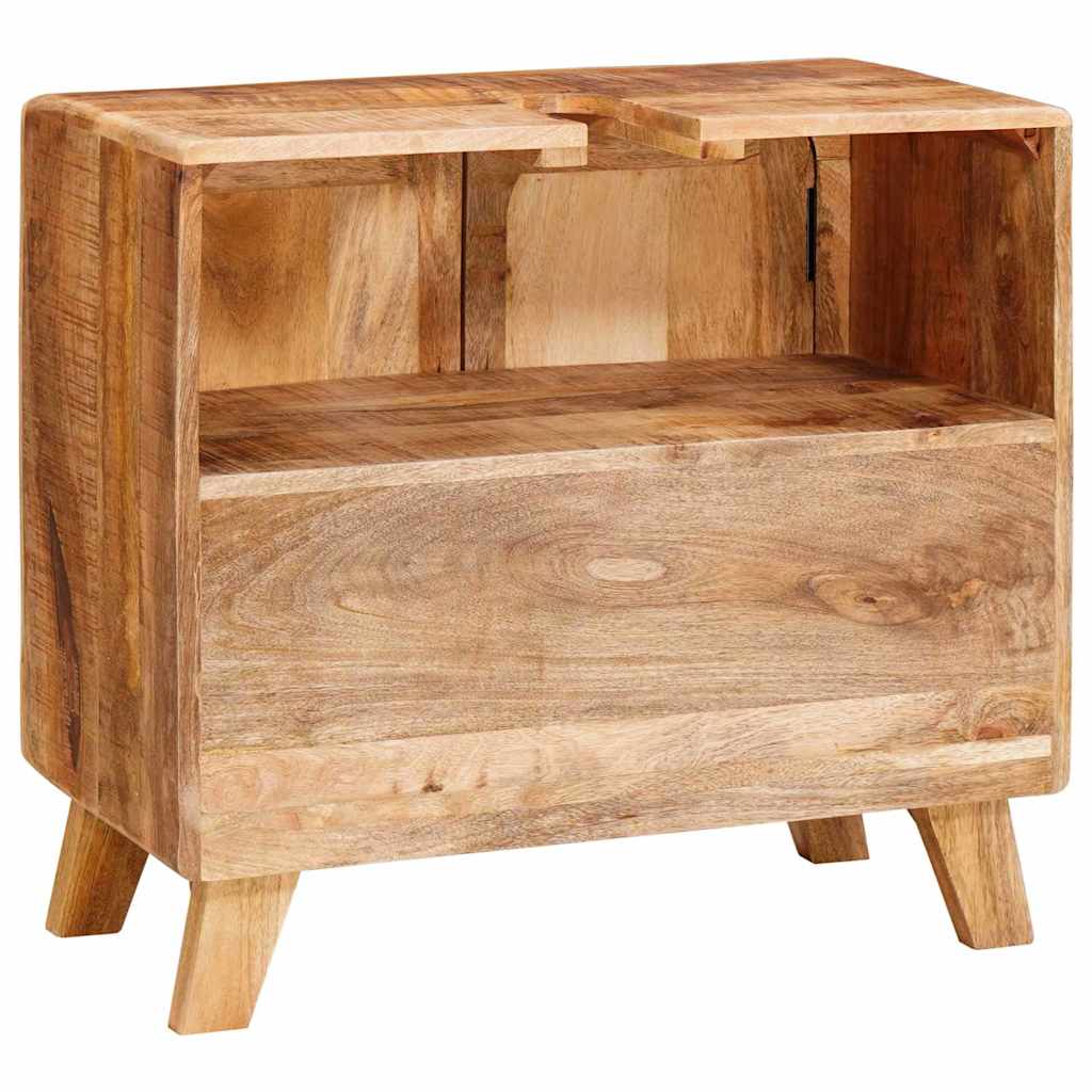 Badeværelsesskab Brun Massiv mangotræ og konstrueret træ