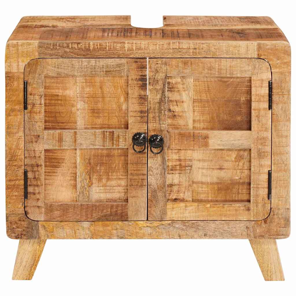 Badeværelsesskab Brun Massiv mangotræ og konstrueret træ