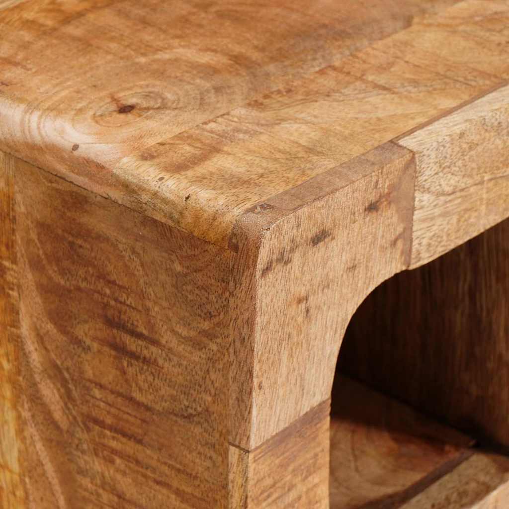 Vinfad Vægmonteret Brun 44 x 30 x 35 cm Massivt mangotræ