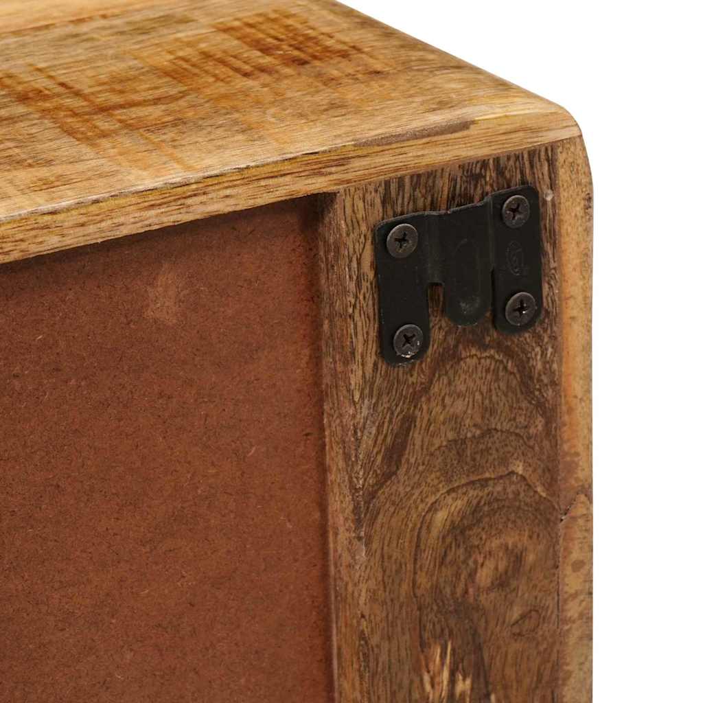 Vægmonteret natbord Brun 40 x 30 x 36 cm Massivt mangotræ